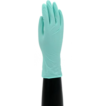 Setino zöld, púdermentes latex védőkesztyű, 5g, S-es méret